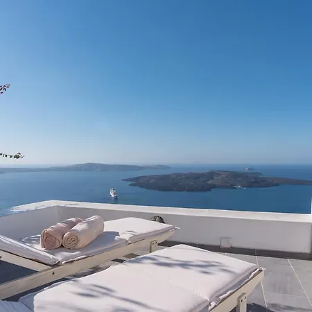 Karpimo Horizon - Caldera Sunset View - Private Hot Tub - Firostefani * フィロステファニ