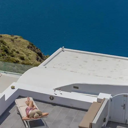 Karpimo Horizon - Caldera Sunset View - Private Hot Tub - Firostefani