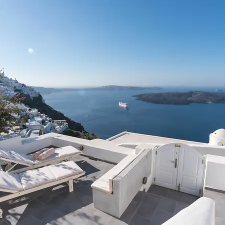 Karpimo Horizon - Caldera View With Private Hot Tub Villa Firostefani