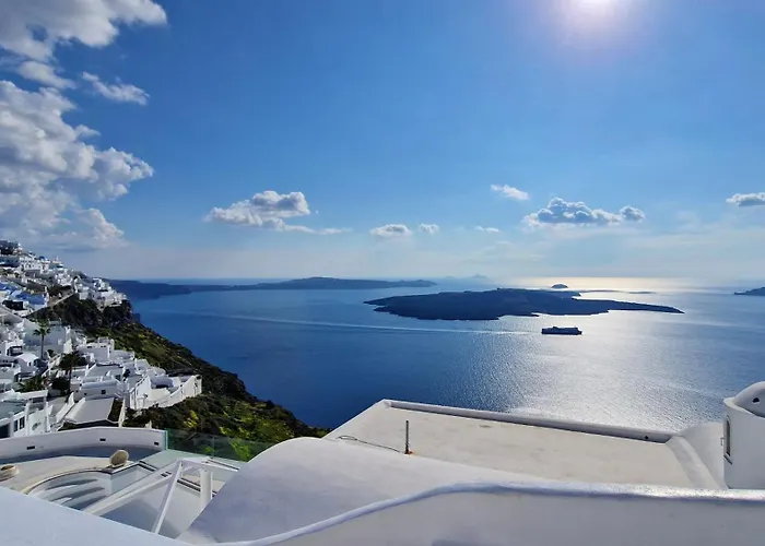 Karpimo Horizon - Caldera Sunset View - Private Hot Tub - Фиростефани