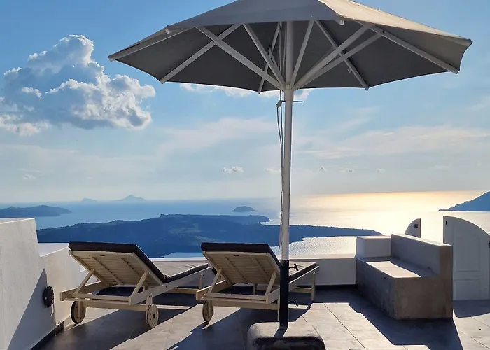 Karpimo Horizon - Caldera Sunset View - Private Hot Tub - Вилла