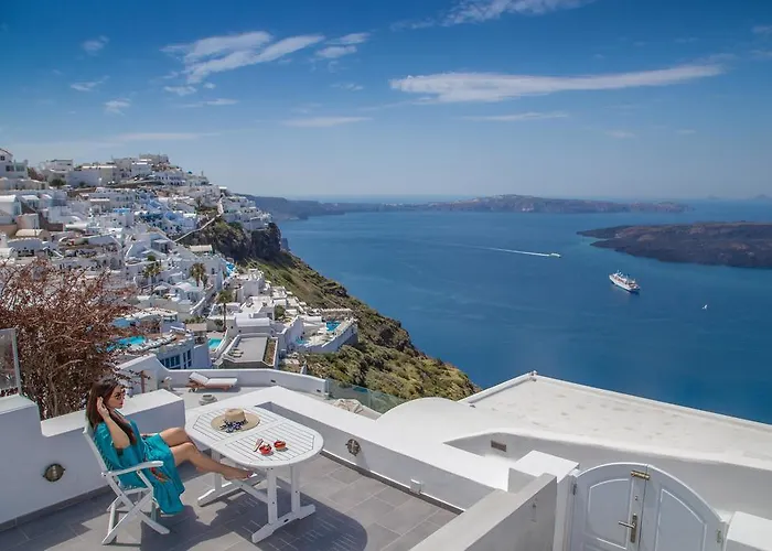 Karpimo Horizon - Caldera Sunset View - Private Hot Tub - Φηροστεφάνι